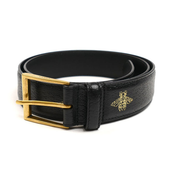 gucci bee belt men's
